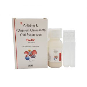 Cefixime & Potassium Clavulanate Oral Suspension