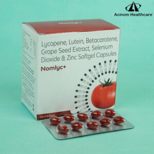 Lycopene, Lutein, Betacarotene, Grape Seed Extract, Selenium Dioxide & Zinc Softgel Capsules